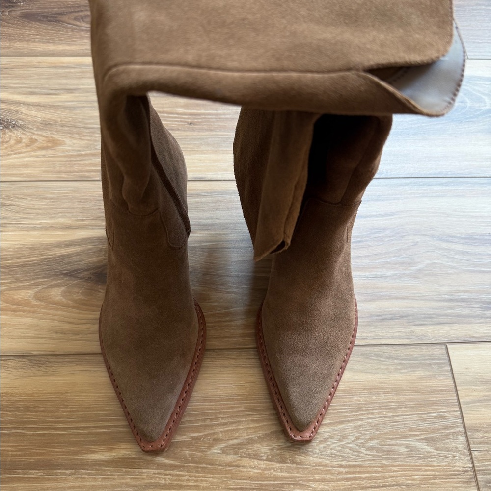 Dolce Vita Raj Suede Women's Cowboy Boots Size 5.5